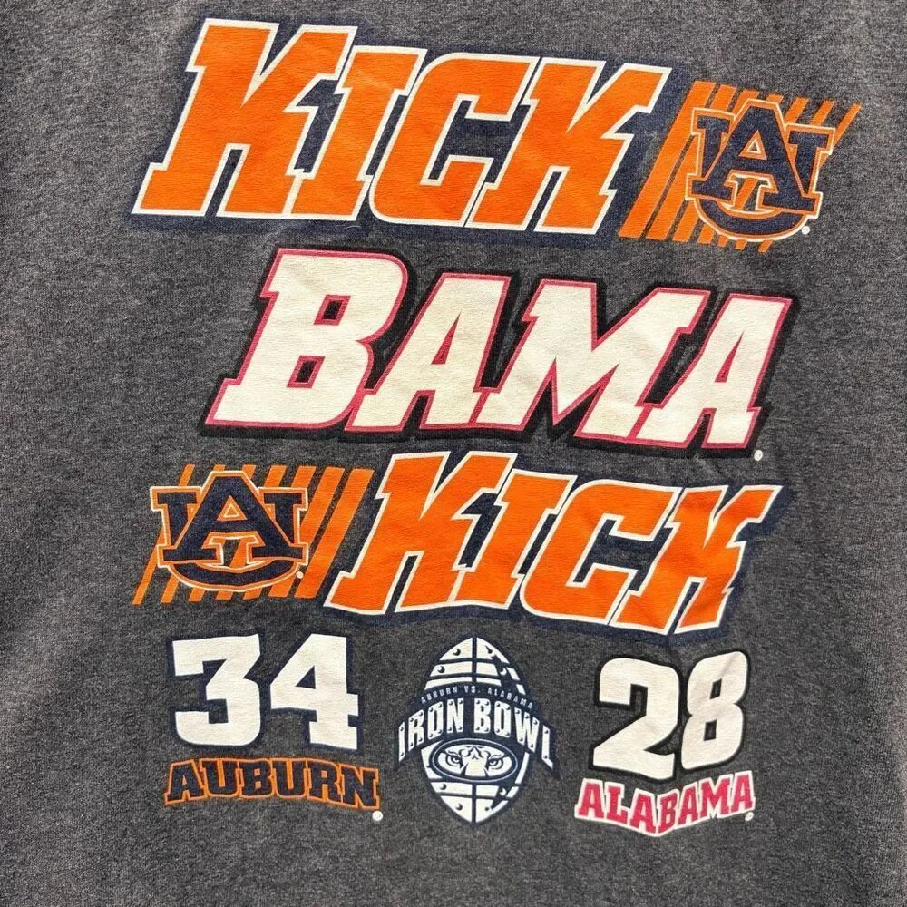 Iron Bowl 2013 Kick Bama Kick Six Auburn University Football T-shirt War Eagle